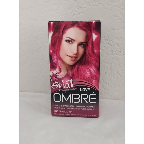 Splat Rebellious Colors Love Ombre Hair Dye Coloring Kit Love Pink - Picture 1 of 6